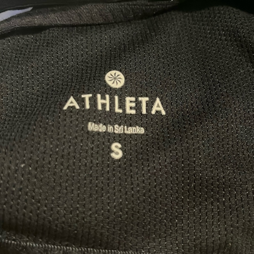 Athleta Women’s Sports Bra Black Strappy Activewear Athletic Athliesure Comfy -S - Picture 5 of 5